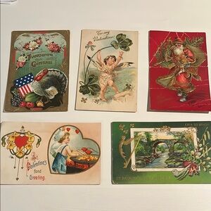 Vintage Holiday Postcards 1909